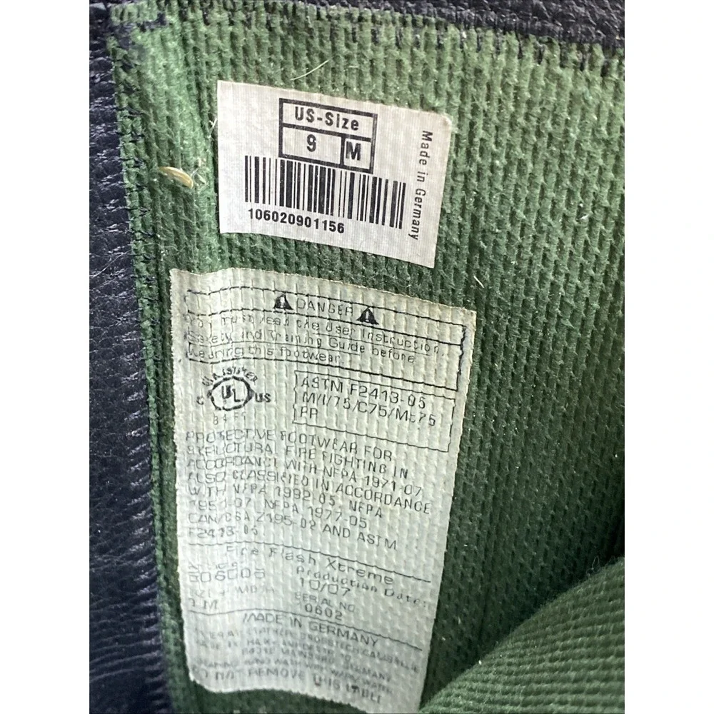 Haix shows wear